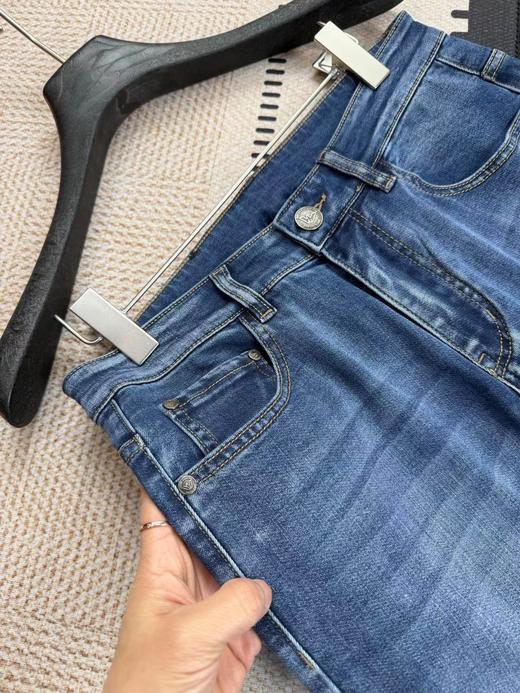 F031684春夏新款超高品质水洗做旧男士牛仔裤长裤 商品图7