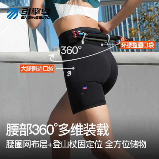 【春上新】引擎鸟男女款云雀4.5分压缩紧身裤2.0 商品图1