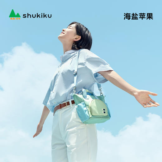 【新品包包】中国shukiku彩虹糖迷你托特包-海盐苹果2.7L  儿童成人 商品图0