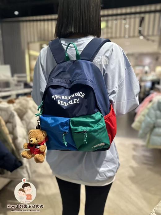 直发 北家拼色轻便双肩包，儿童书包，旅行包 随包赠送露营垫 商品图5