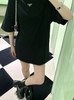普拉达 三角标logo短袖T恤 黑色 男女同款（DY） 商品缩略图5
