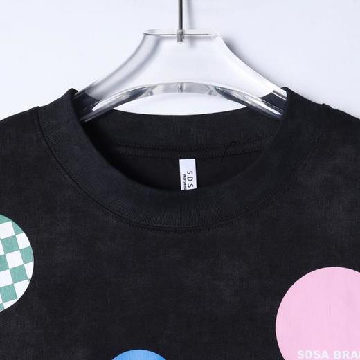 26T146SDSA男装2026新款高贵轻奢时尚简约彩色波点印花圆领短袖T恤百搭 商品图2