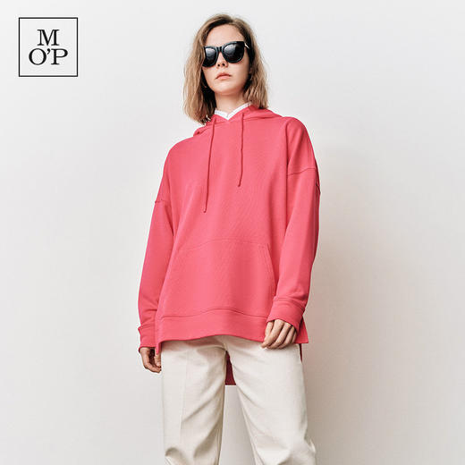 Marc O'Polo/MOP25春秋季新款品牌logo印花上衣纯棉连帽卫衣女士 商品图0