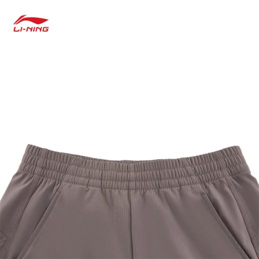 李宁女子直筒加绒保暖防泼水健身系列运动长裤AYKW224 商品图2