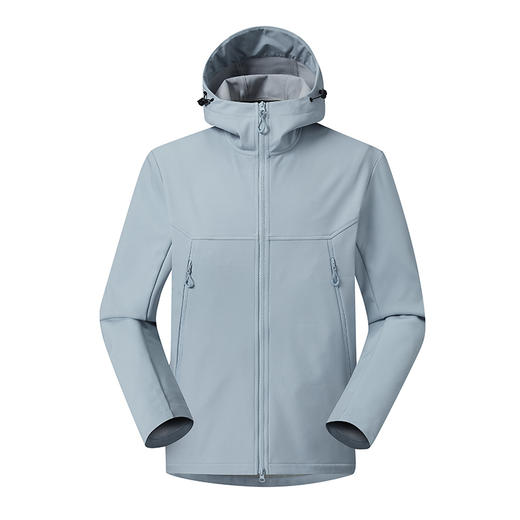 雪梵莱【男女款山系软壳防风衣】 防油防污，耐磨，防水， 日常 露营 登山旅游 统统能穿 微绒可跨度三个季节#LYZ 商品图5