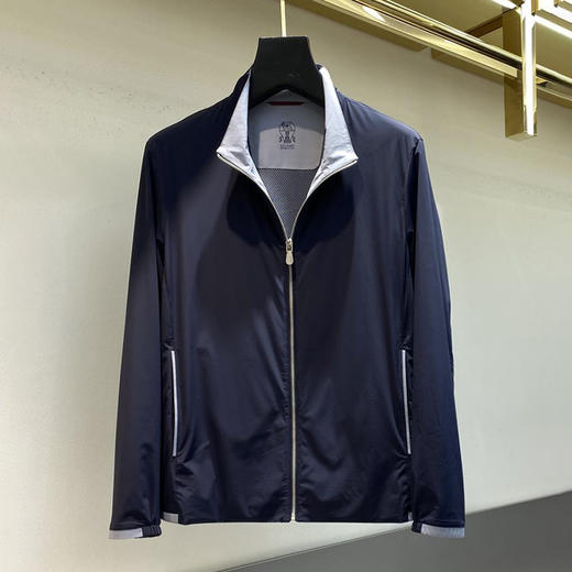 立领夹克外套2026春夏新品修身简约时尚休闲夹克   YH-77050 商品图0