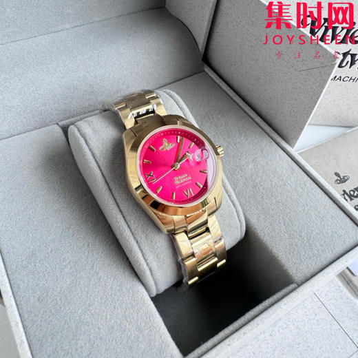 原单薇薇安西太后 玫红小土星 火龙果小盘 女士腕表 表径28mm 商品图2