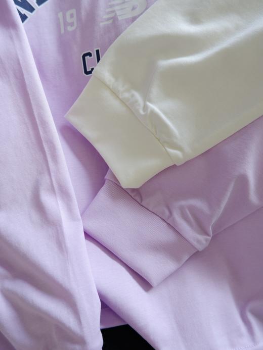 二店y 【2614】客供面料，进口印花， NB插肩长袖T恤 商品图6