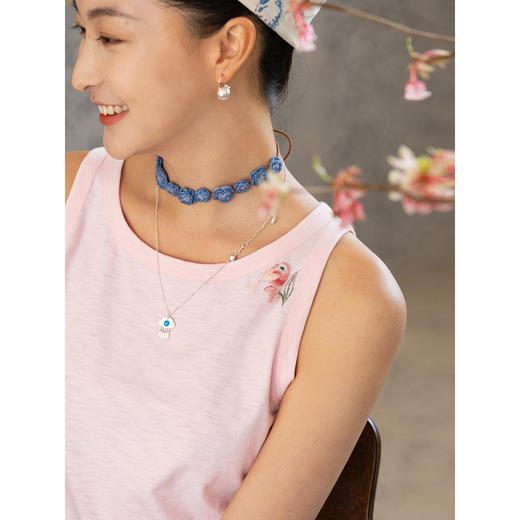 牧衣游原创 手工刺绣纯棉背心女 限量福利款 双林不支持会员折 商品图1