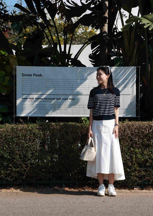 随澜|法式设计不规则鱼尾牛仔裙 商品图0