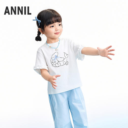 【实体店同款】女童套装夏季新款安奈儿童装XG621196 商品图2