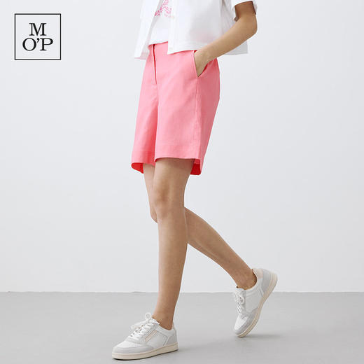 Marc O'Polo/MOP夏季新款好看时尚高级感亚麻五分裤女士休闲短裤 商品图1
