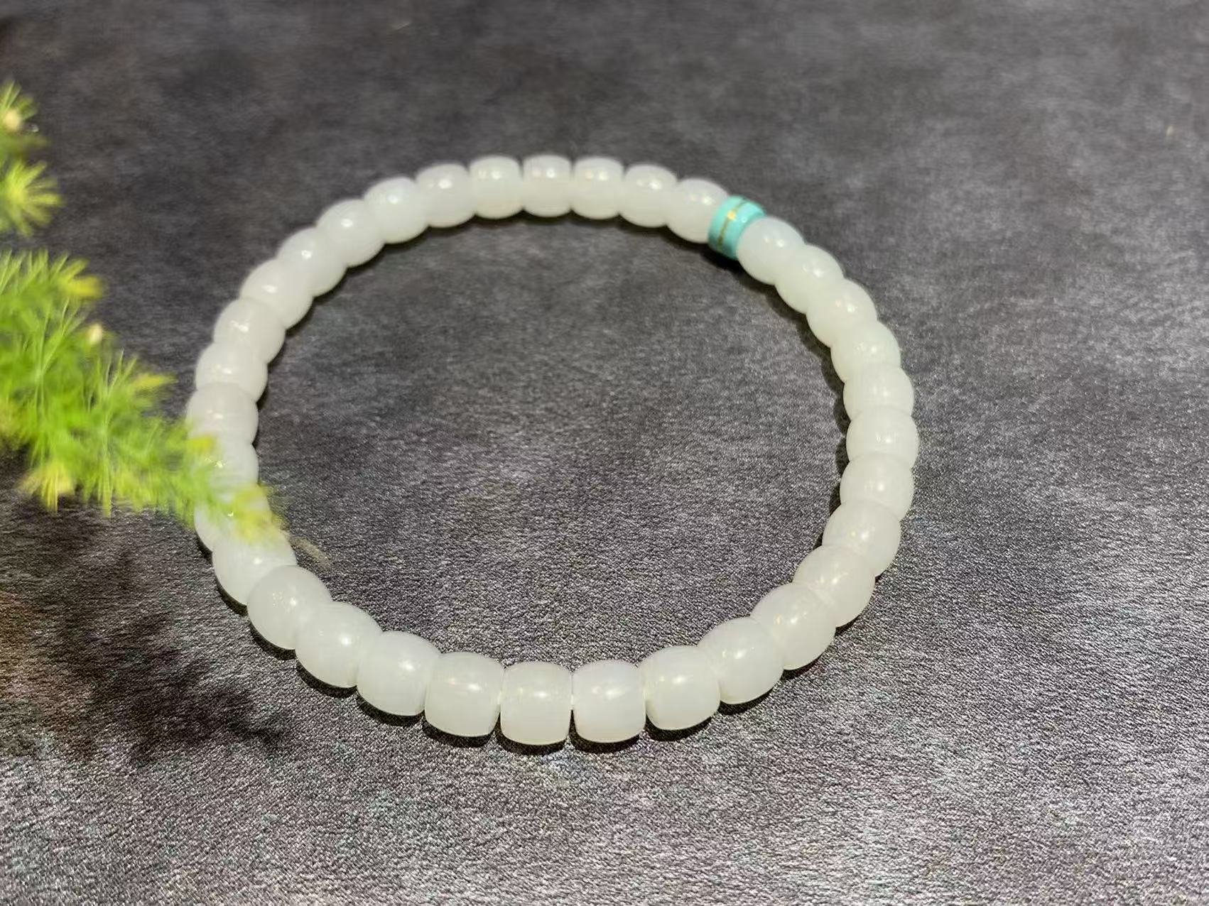 【御珠宫坊】羊脂白玉手串