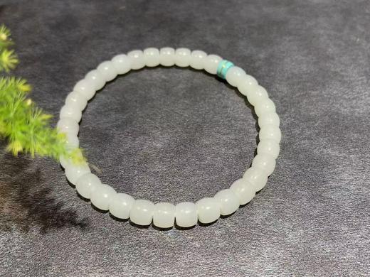 【御珠宫坊】羊脂白玉手串 商品图0