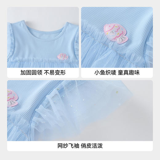 【实体店同款】女童短袖连衣裙夏季新款安奈儿童装XG623111 商品图4