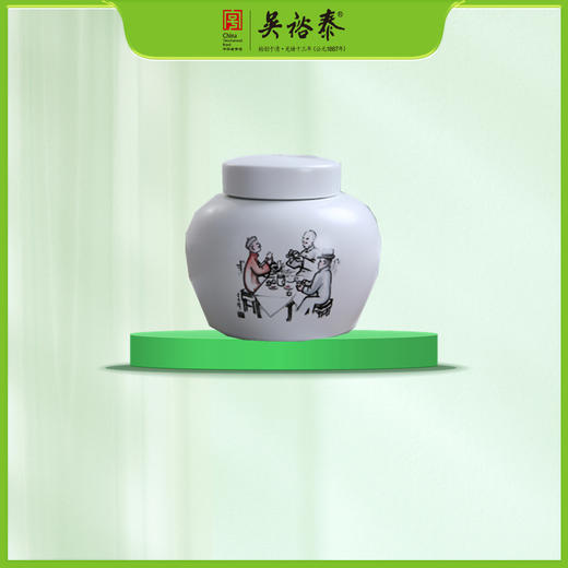 吴裕泰瓷质四季茶叶罐（秋） 商品图0