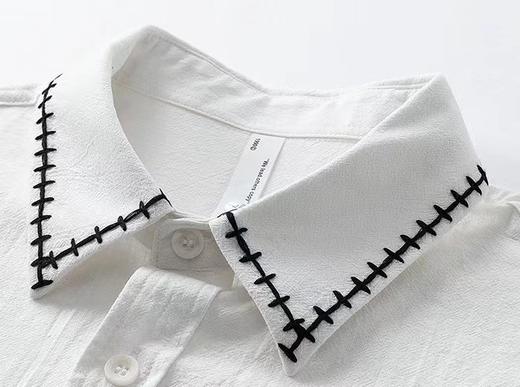 F031624春季新款宽松休闲日常百搭不挑人立体剪裁衬衫外套 商品图4