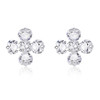 卡蒂罗KADER 璀璨四叶草耳钉 925银闪锆满铺幸运四叶草造型设计好运满怀耳饰 简约百搭睡觉免摘 商品缩略图0