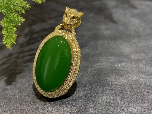 【御珠宫坊·传藏系列】金镶碧玉吊坠 商品图4