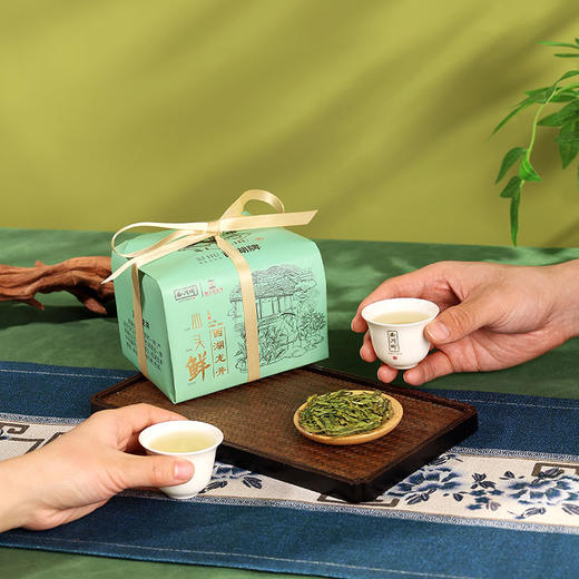 【西湖牌西湖产区龙井】2026新茶 西湖牌《心头鲜》特级西湖产区龙井200g纸包 西湖产区 商品图2