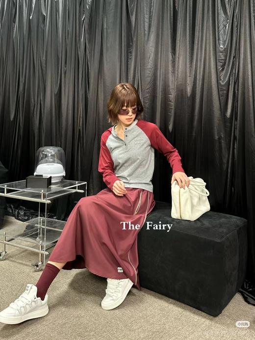 F031683早春学院风氛围感拉满撞色圆领开衫长袖上衣 商品图9