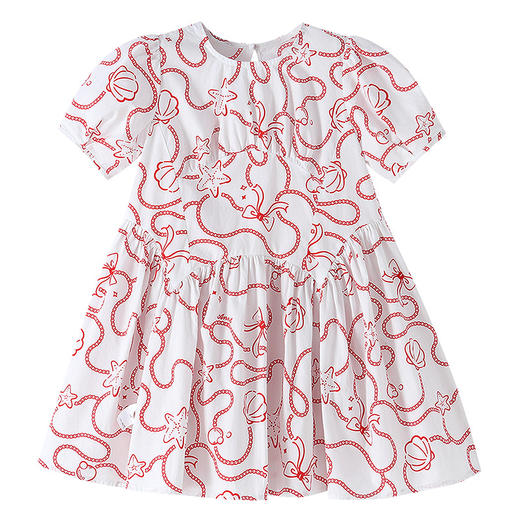 【实体店同款】女童短袖连衣裙夏季新款安奈儿童装XG623115 商品图5