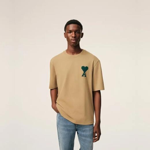 【sm1】情侣新款细腻刺绣爱心休闲短袖T恤！！ 商品图0