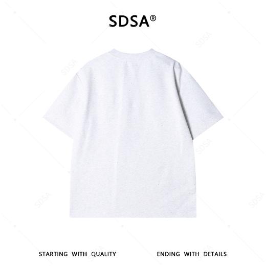 SDSA男装2026新款高贵轻奢简约满天星镶珠子设计圆领短袖T恤百搭 商品图4