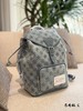F0316114复古感满满水洗牛仔布+Monogram压花牛仔双肩包 商品缩略图2