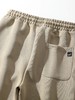 F031646空气层棉纯色复古风抽绳松紧腰休闲裤人体学裁剪直口裤脚运动卫裤 商品缩略图9