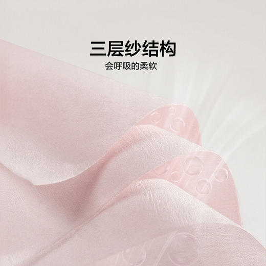 LOVO乐蜗 云柔易清洁三层纱布枕巾 商品图1