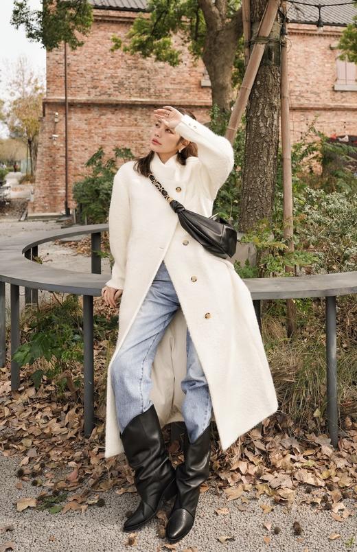 新款杨树林Amlia羊皮hobo饺子包单肩大容量腋下包 商品图2