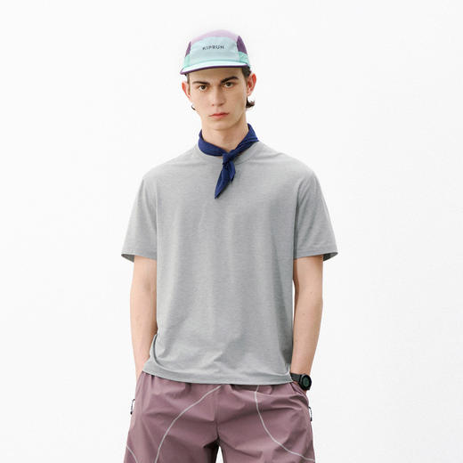 714street莱赛尔莱卡弹力速干运动短袖2026夏季宽松休闲亲肤T恤男 商品图2