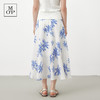 Marc O'Polo夏季新款植物印花天然亚麻舒适半身裙女长半裙 商品缩略图3