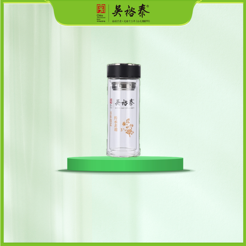 新双层玻璃随身杯(黑)