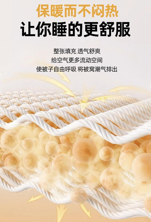 20%蚕丝蛋白！全棉A类母婴级轻柔保暖春秋被夏凉被冬被加厚子母被柔软被芯 商品图5