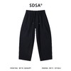 SDSA男装2026新款高贵轻奢日系纯色抽绳腰头阔腿休闲裤百搭裤子 商品缩略图0