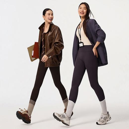 雀说7A抗菌瑜伽裤女高腰提臀无尴尬线健身运动紧身裤九分跑步瑜伽长裤ALWS85 商品图2