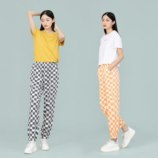 爱帝全棉女式弹力束脚裤可外穿百搭家居裤 商品图6