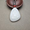新疆和田玉且末料羊脂玉精美如意佛牌 312-14 商品缩略图0