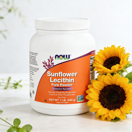 NOW Foods 向日葵卵磷脂全粉 454g 商品图0