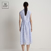 Marc O'Polo/MOP夏季新款好看时尚印花肌理条纹收腰polo领连衣裙 商品缩略图2