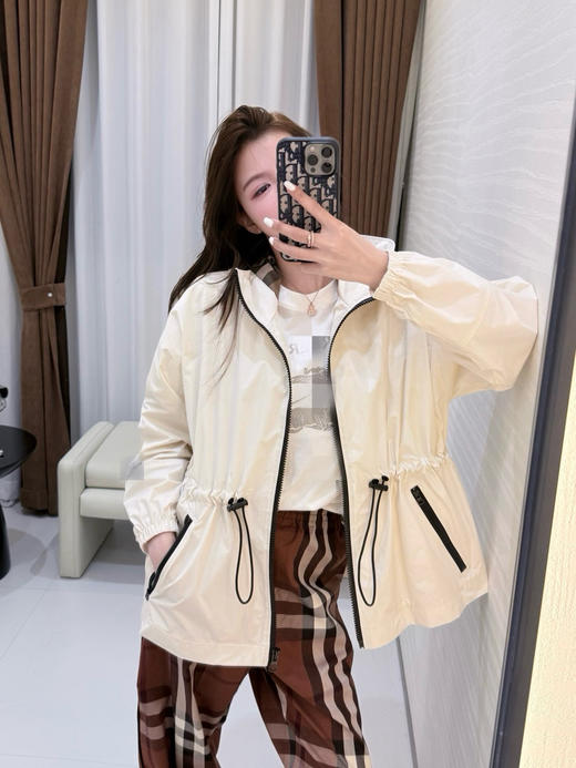 316-9 B家格纹连帽收腰外套 商品图8