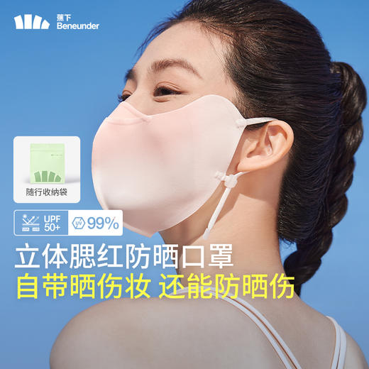 蕉下小颜腮红护眼角防晒口罩AL39024★ 商品图2