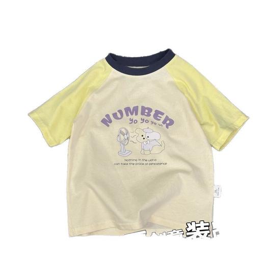 【29.9元2件】专一夏季女童纯棉短袖T恤韩版洋气上衣新款儿童T恤童装90-170 商品图4