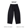 SDSA男装2026新款高贵轻奢韩版纯色抽绳纽扣腰阔腿休闲裤百搭简约 商品缩略图4