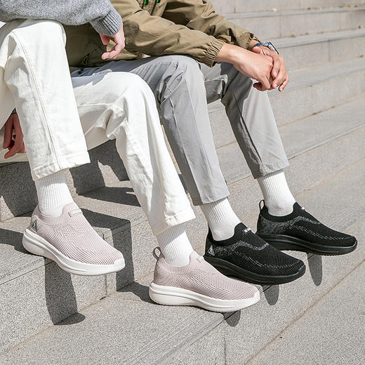 品牌直发！【足力健一脚蹬健步鞋】飞织鞋面一脚蹬！‏穿脱方便/⁤轻便好走/⁣软弹省劲 商品图1