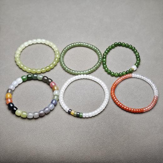 和田玉单圈手串合集 312-24 商品图0