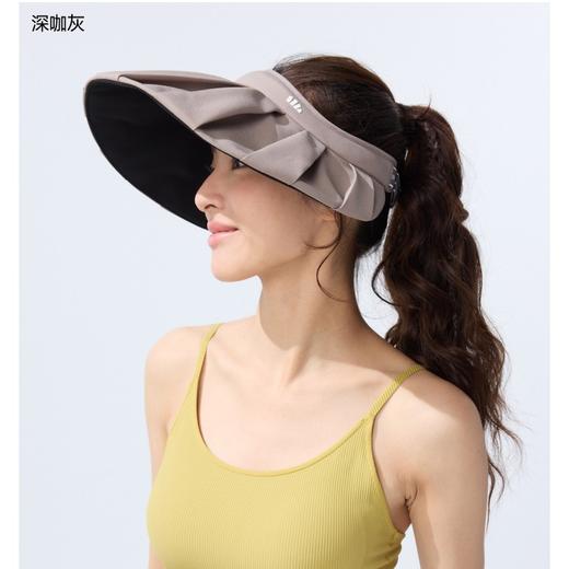 限量秒杀！【蕉下贝壳防晒帽】25SS-蕉下女士百褶贝壳黑胶防晒帽BM561     0320 商品图1