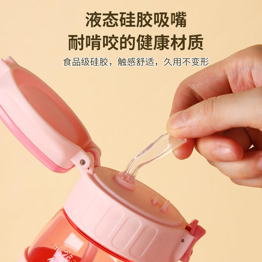儒乐悦心畅饮杯直饮吸嘴tritan防摔大容量送背带便携水杯 商品图2
